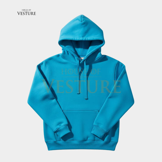 Bright Blue / Turquoise Unisex Streetwear Hoodie