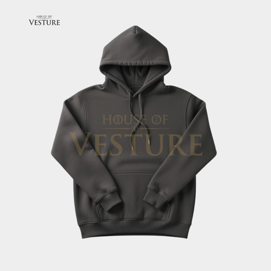 Charcoal Gray Unisex Streetwear Hoodie