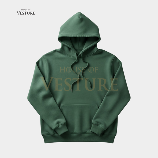 Forest Green Unisex Streetwear Hoodie