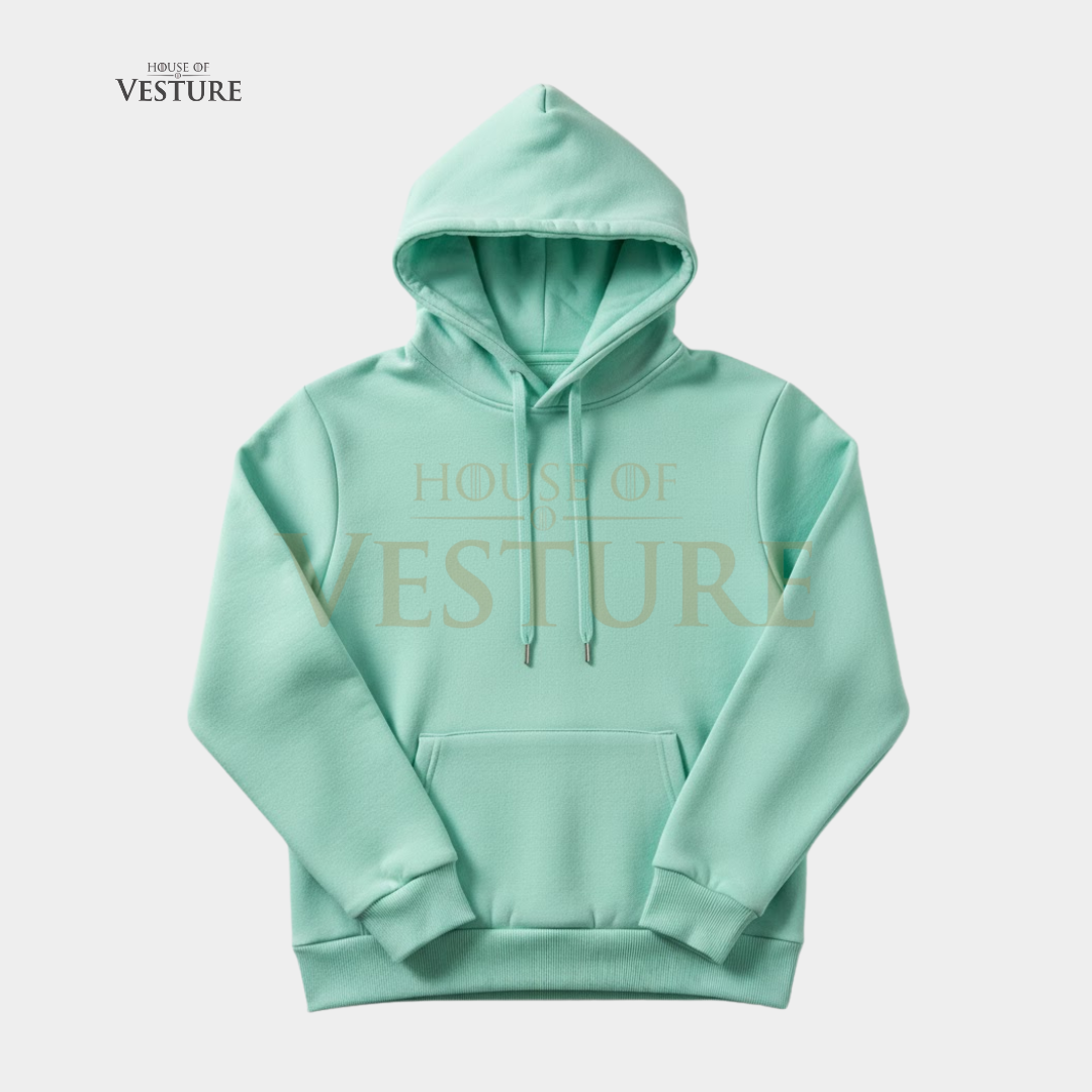 Light Mint Green Unisex Streetwear Hoodie