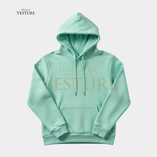 Light Mint Green Unisex Streetwear Hoodie