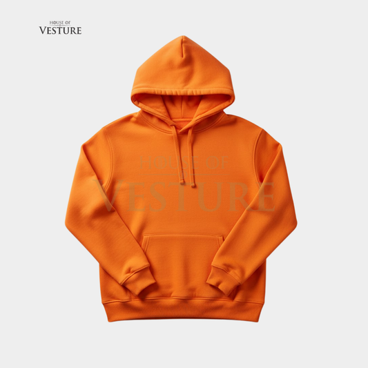 Orange Unisex Streetwear Hoodie