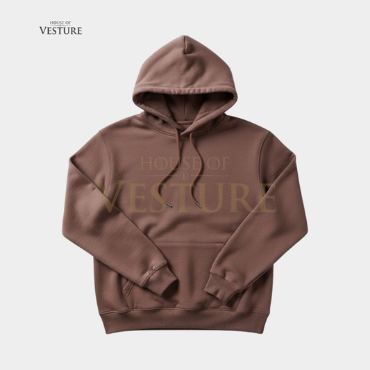 Sharp Mauve-Brown Unisex Streetwear Hoodie