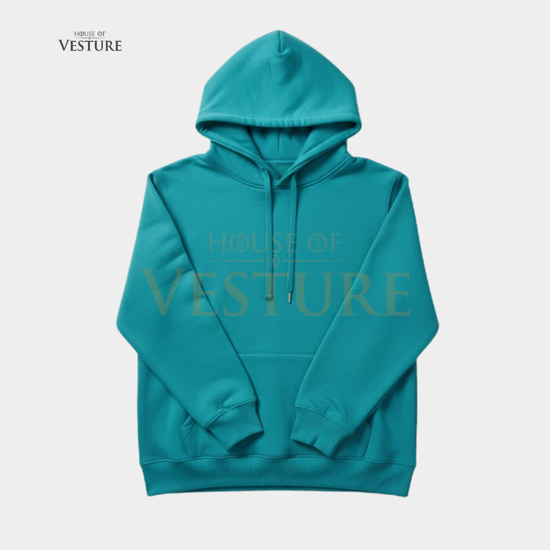 Teal Unisex Streetwear Hoodie